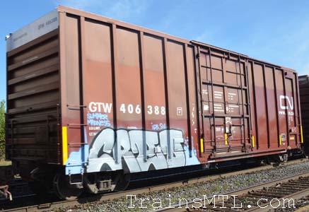 Car/wagon GTW406388 left side / coté gauche